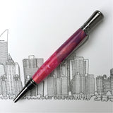 Executive Plum Pink Crystal Pen