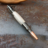 Deer Antler Barrel Gun Metal Bolt Action Pen