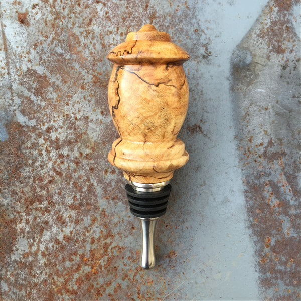 Spalted Birdhouse Bottle Stopper