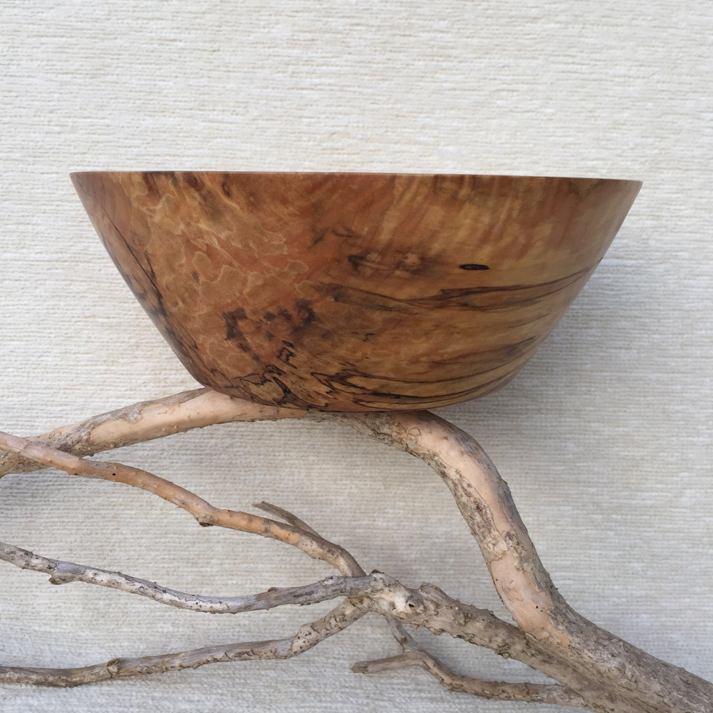 Spalted Maple 7" Tiger Bowl