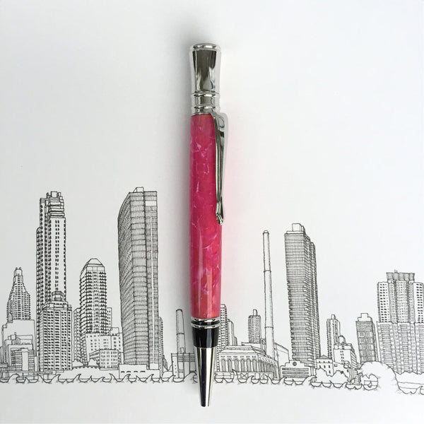 Executive Pink Crystal Pen