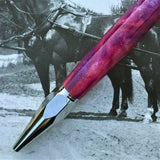 Faceted Purple Click Pen